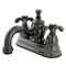 Kingston Brass NS7100TX 4" Centerset Bathroom Faucet, Black Stainless Steel NS7100TX - alternate 1